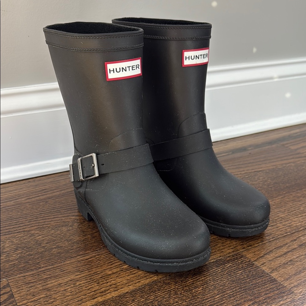 Hunter Black Rain Boots